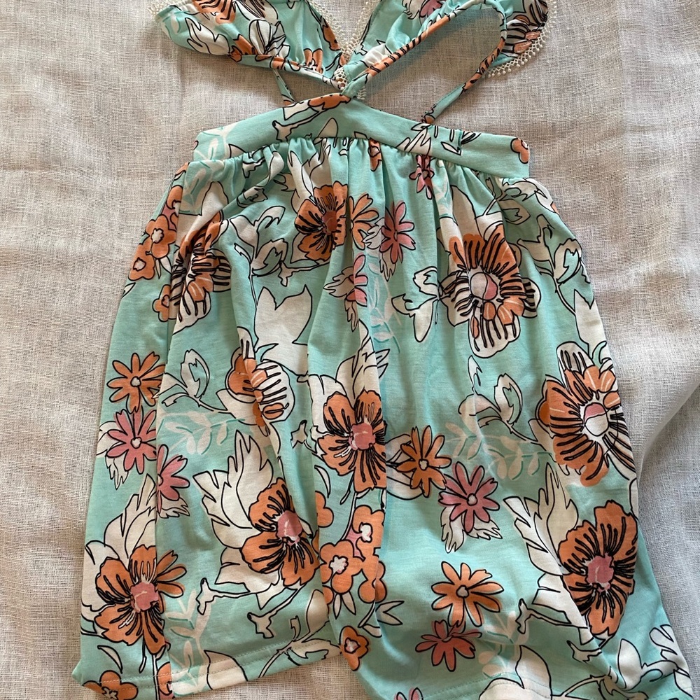 Girls floral dress